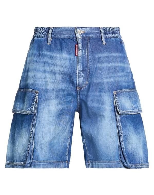 ディースクエアード メンズ ボトムス ハーフパンツ・ショーツ デニムショートパンツ DSQUARED2 Blue ブルー