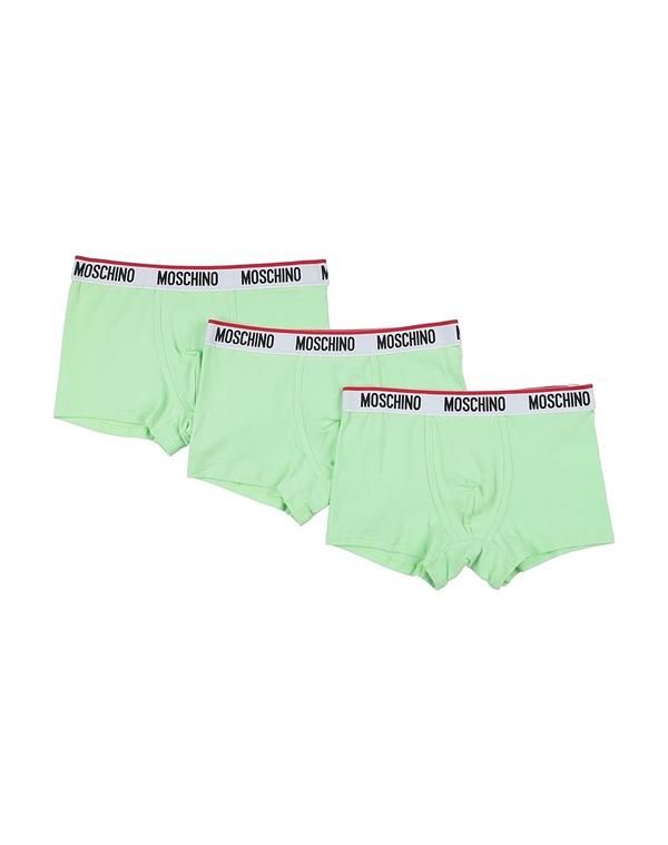 モスキーノ メンズ アンダーウェア トランクス MOSCHINO Light Green グリーン 12,226円
