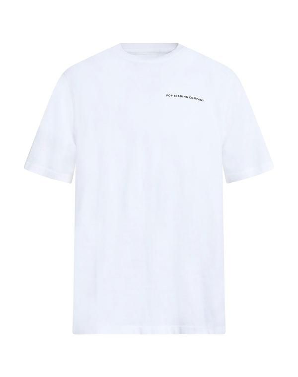 ポップトレーディングカンパニー メンズ トップス Tシャツ POP TRADING COMPANY White ホワイト