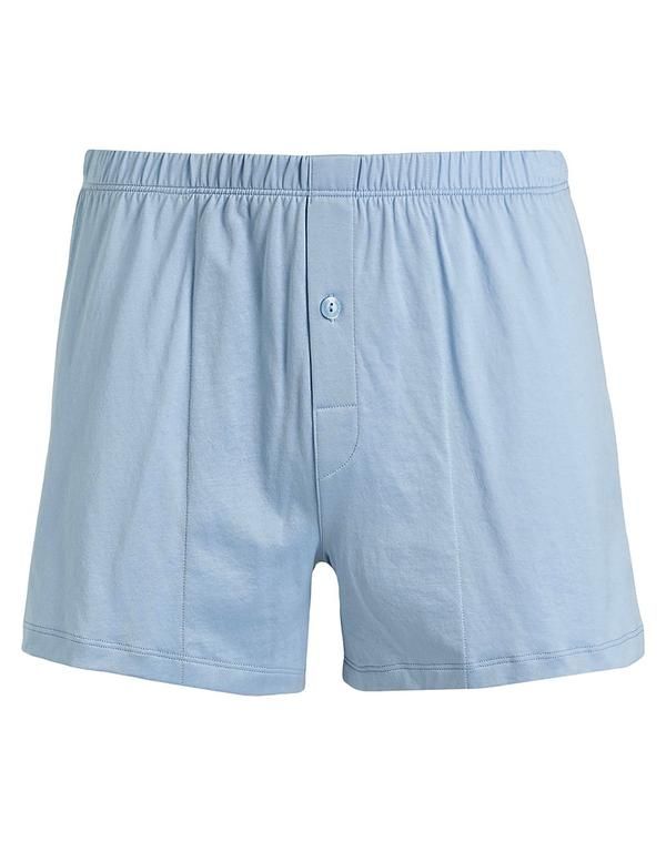 ハンロ メンズ アンダーウェア トランクス HANRO Light Blue ブルー