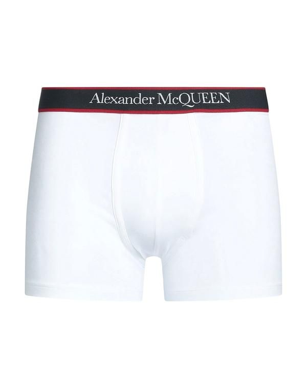 マックイーン メンズ アンダーウェア トランクス MCQUEEN White ホワイト