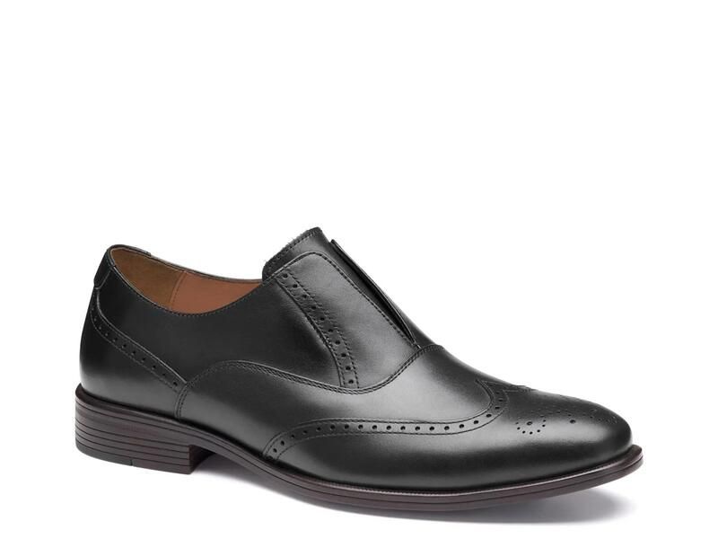 ジョンストンアンドマーフィー メンズ シューズ スリッポン・ローファー ウィングチップ Johnston MurphyReeve Wingtip Loafer Black ブラック