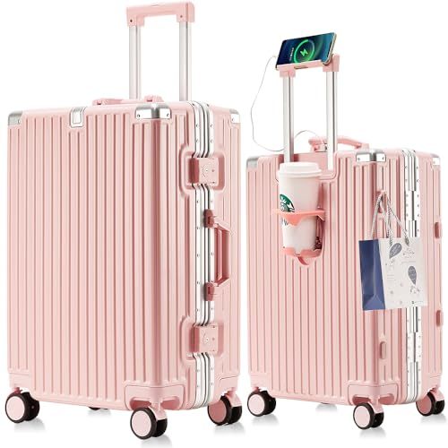 ★新品★[SnooII] 在庫処分 市場最軽量 スーツケース キャリーケース 多機能すぎる 機内持ち込み ダイヤロック式 保護カバー付き カップホルダー付き usbポート付き 大型 TSAロック 荷物フック 軽量 入学式 海外旅行出張1327 4560ce16