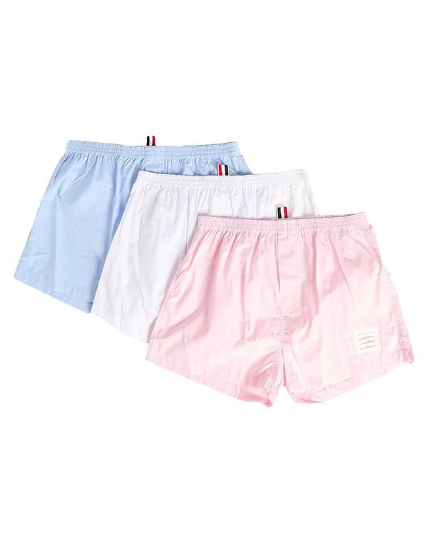 トムブラウン メンズ アンダーウェア トランクス THOM BROWNE Pink ピンク