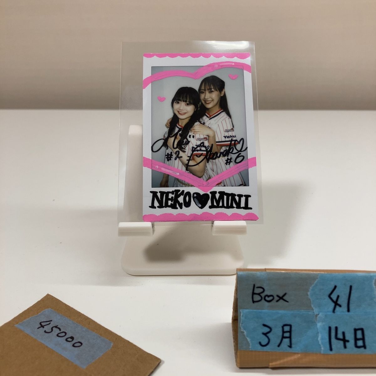 2024 BBM Mini & Akaneko 1/10 直筆サインカード Passion　ヤクルトスワローズ チア チェキ ファーストナンバー First Number