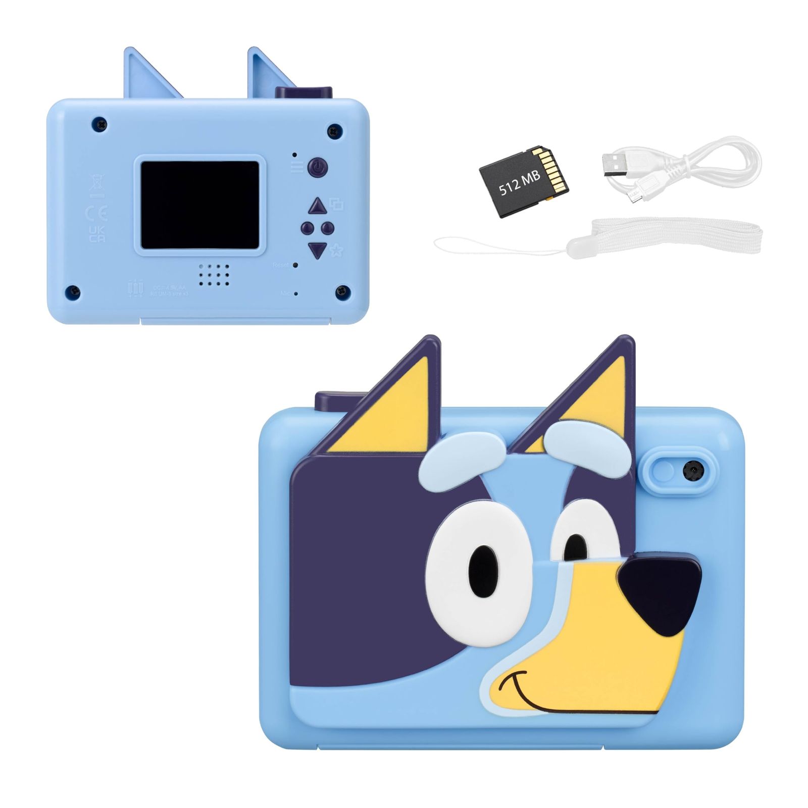 ekids Blueyキッズカメラ SDカード付き ビデオカメラ付き子供用デジタルカメラ Bluey Toysファン向けデジタルステッカー内蔵 7,467円