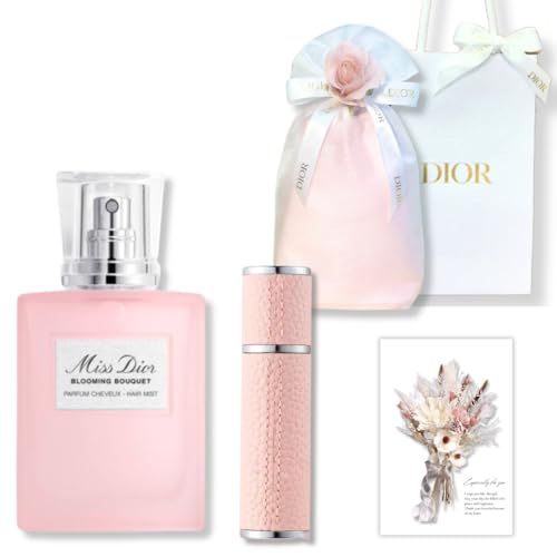 【ラッピング済・ショッパー付き】 DIOR ディオール フレグランス ヘアミスト ミスディオール ブルーミングブーケ 30ml 香水 ギフトセット（アトマイザー・ギフトボックス・紙袋）pms