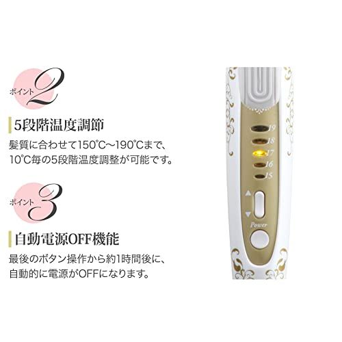 CREATEs ION クレイツ グレイスカール ヘアアイロン コテ 32mm 海外対応 カールアイロン CIC-W72010Npms