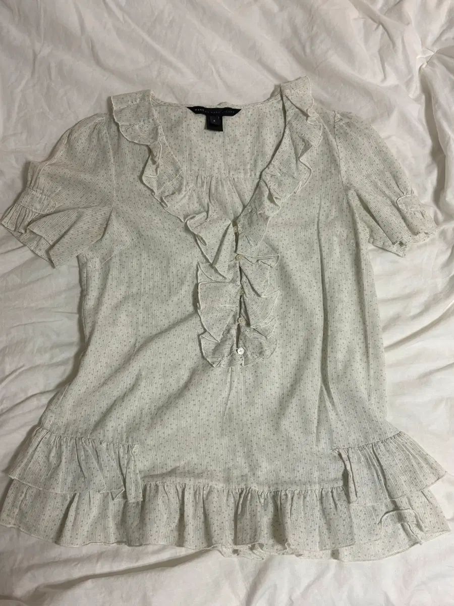 MARCJACOBS フリル Vネック ブラウス