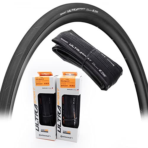 コンチネンタル Ultra Sport 3 Black-Black 700×25C FB (0150457) バイシクル タイヤ ： ブラック CONTINENTAL [並行輸入品]pms