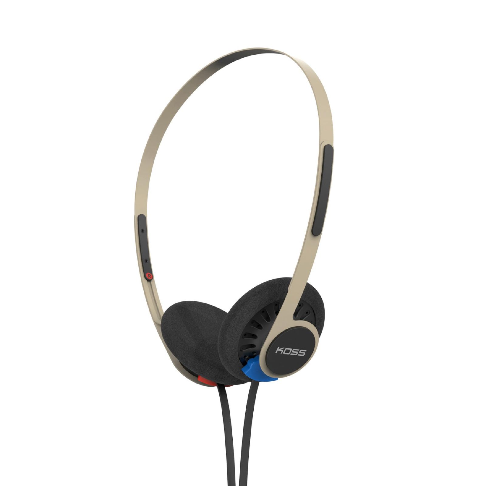 KOSS KPH40 ユーティリティ オンイヤーヘッドホン 着脱式 コードシステム 超軽量設計 (リズムベージュ) S [リズムベージュ。] [small] [レトロ]