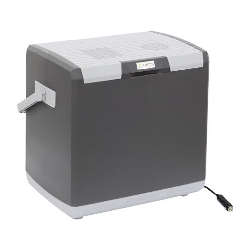 ☆新品☆Terzo テルッツォ (by PIAA) 車載温冷庫 28L エクセルクール マルチ グレー×ダークグレー ペルチェ式 2年保証 EA-CB50N 68b71161