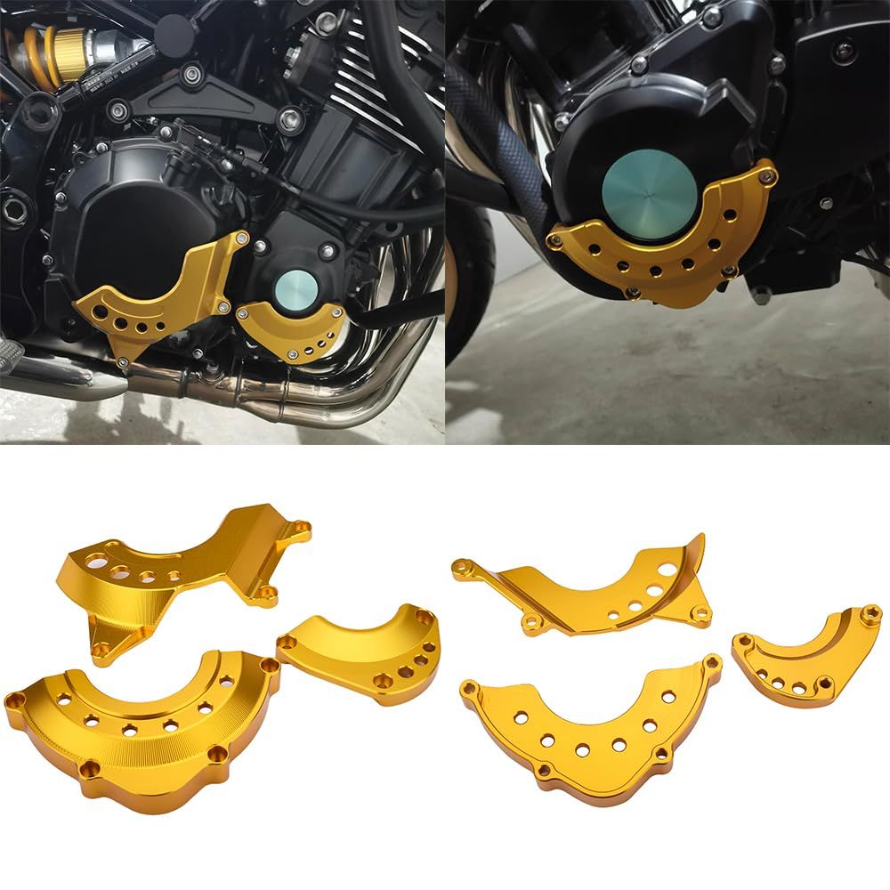 新品 バイク用 エンジンカバー エンジンスライダー エンジンガード 対応車種 カワサキ Z900 Z900RS Z900RSCAFE 全年式 (ゴールド) 8,614円