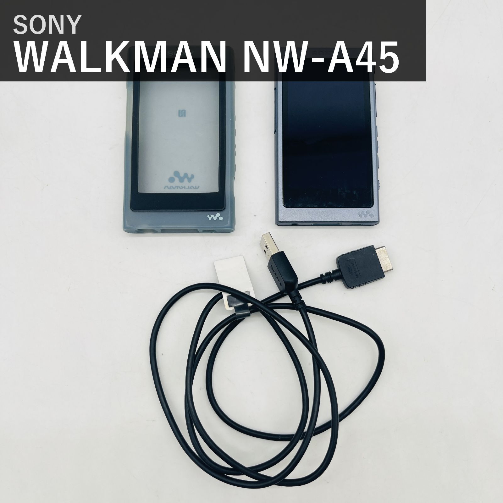 Sony SONY Walkman Walkman NW-A45 Moonlit Blue 16GB A Series Hi-Res Compatible Bluetooth LDAC MicroSD Compatible S-Master HX DSEE HX Up to 39 Hours Playback Cable Case Included
