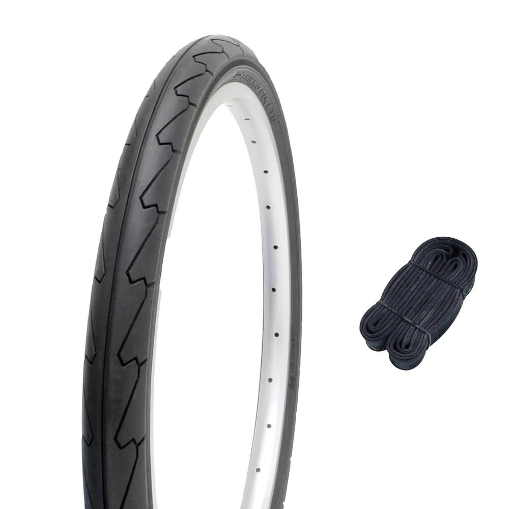 新品 シンコー(Shinko) 20インチ 自転車 タイヤ チューブ セット スリックタイヤ 20×1.50 ブラック H/E SR076 60101