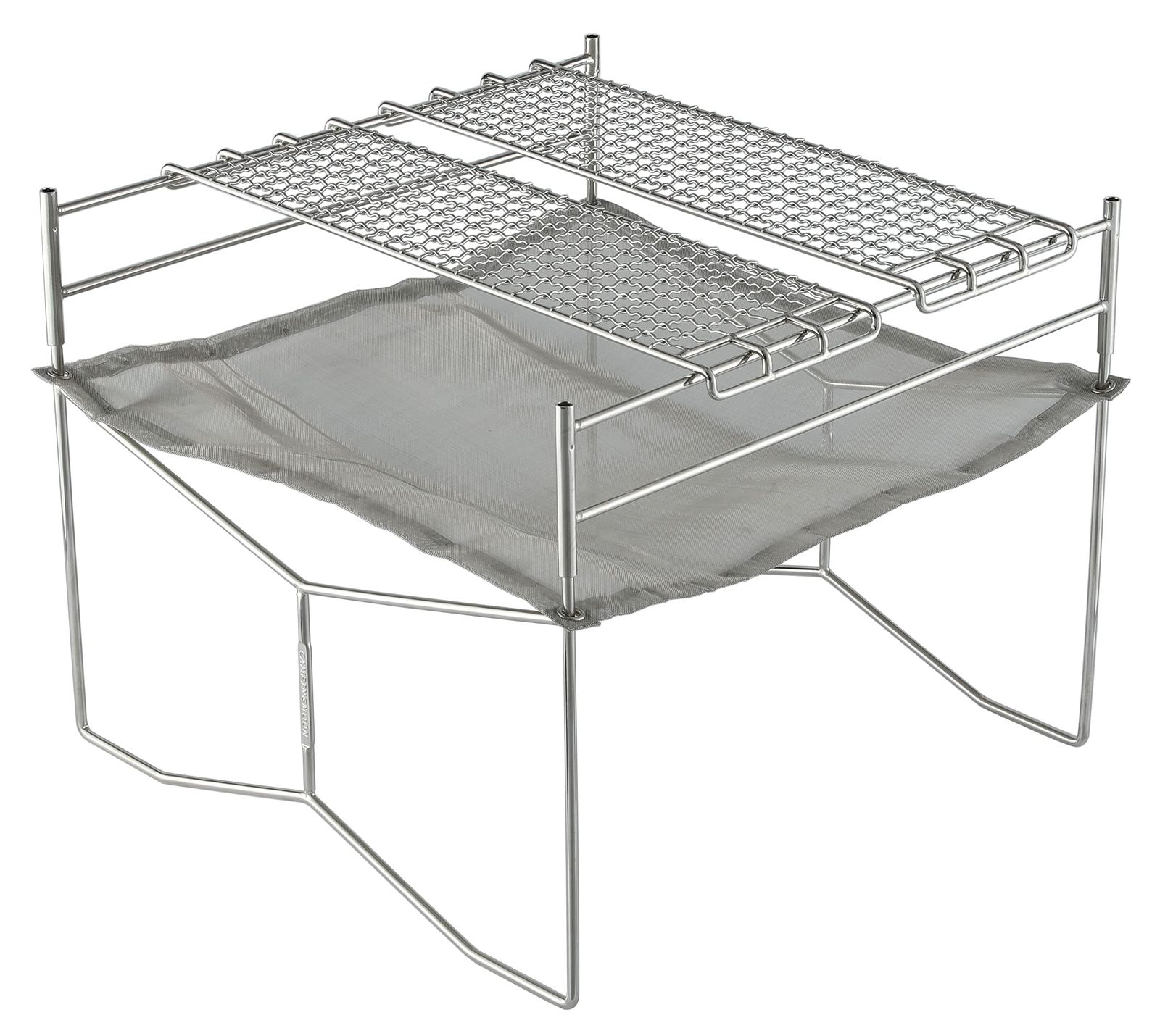 ★新品★NANGOGEAR（南湖 キャンプ ギア） 焚き火台 ファイヤーピット ステンレスメッシュ ソログリル ラージ 11105-J2(SOLO-303-J2) c458eb7c 7,058円