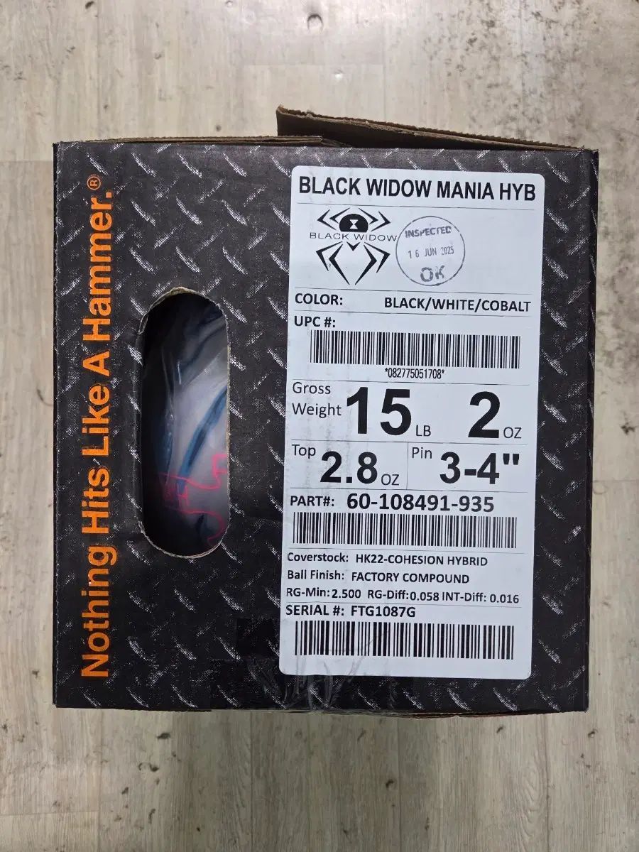 (新品) HAMMER(ハンマー) black widow（ブラックウィドウ） マニア ハイブリッド 15 パウンド 25,936円
