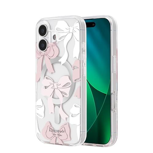 [kate spade new york] iPhone 17用 スマホケース マグセーフ Protective Case 正規品 ケイトスペード ニューヨーク (Tied With A Bow)pms