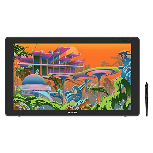 ★新品★HUION 液タブ Kamvas22 Plus 21.5型液晶ペンタブレット 量子ドット 広色域 Android対応 スタンド付属 2年 | ペン先の沈み込みを抑えたペンPW517 アンチグレアガラス お絵かきタブレット オンライン授 0d08f21d