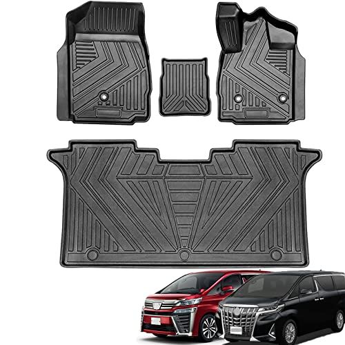 H★トヨタ との互換性あり アルファード/ヴェルファイア 30系 前期/後期 3Dフロアマット 3Dカーマット 車専用 フロアマット 立体カーマット TPE材質 耐汚れ 抗菌効果 防水 滑り防止 保護パーツ カー用品 （4PCS） 0fa20ad4