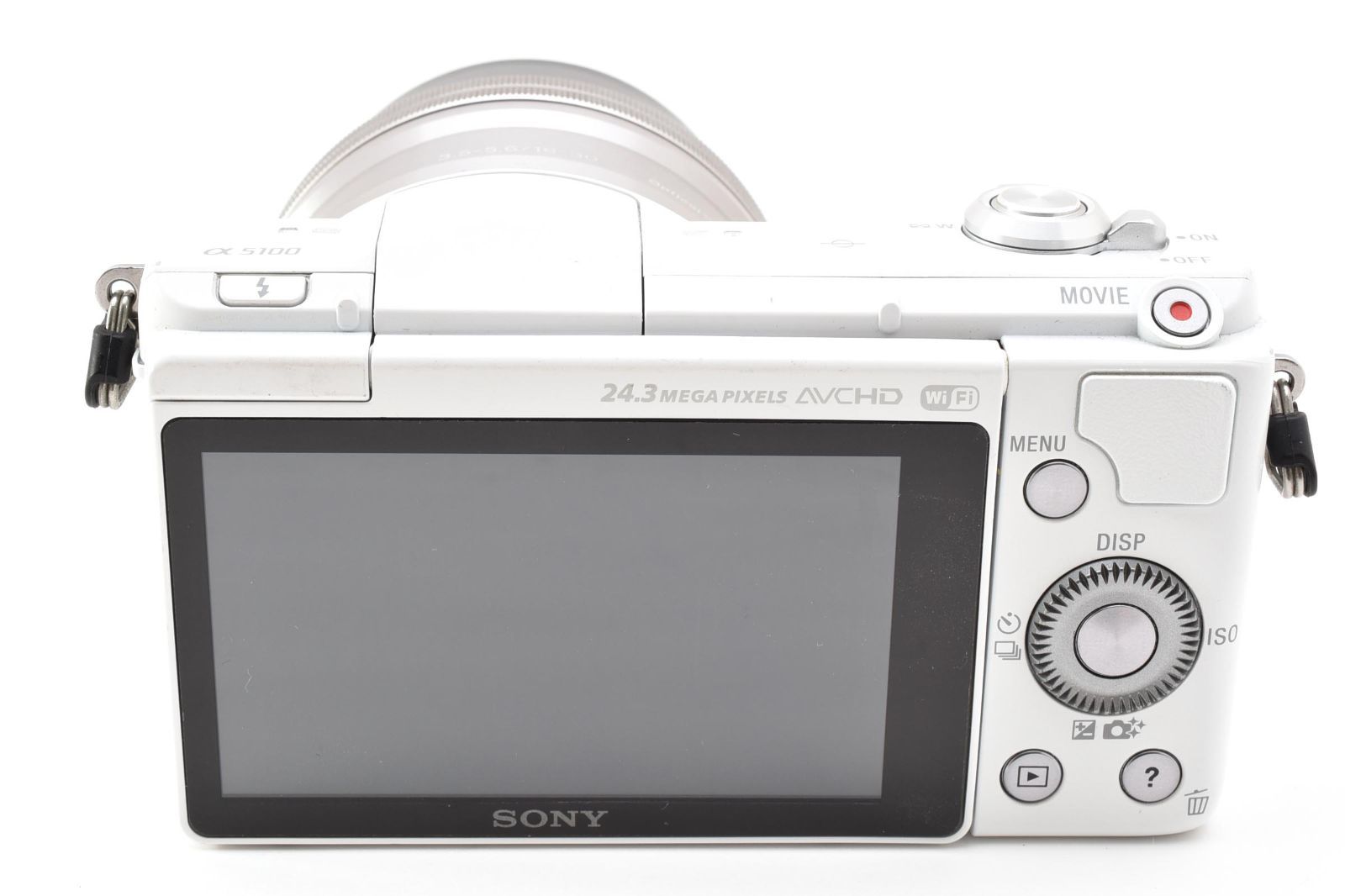 外観美品・完動品】SONY α5100 ホワイト パワーズームレンズキット