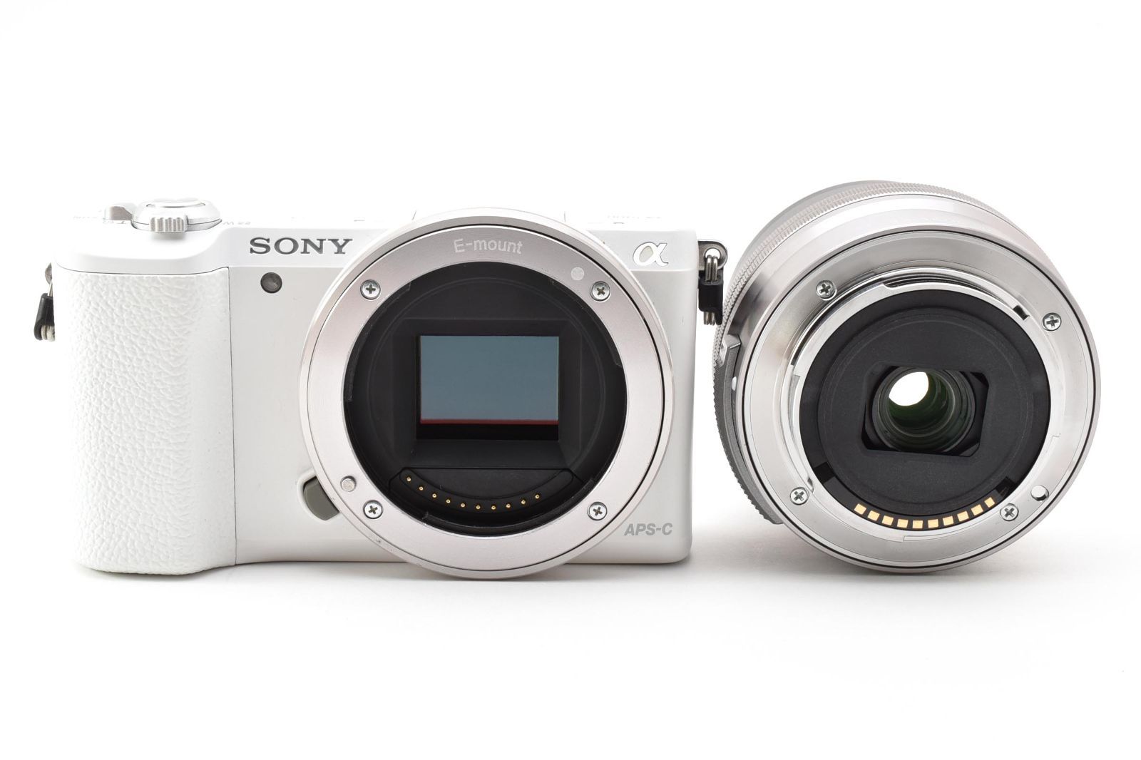 外観美品・完動品】SONY α5100 ホワイト パワーズームレンズキット