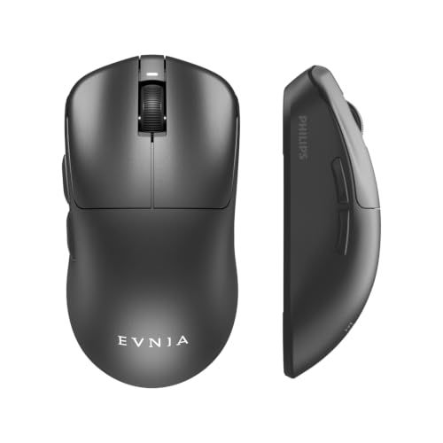 フィリップス EVNIA ワイヤレス ゲーミングマウス SPK9618 黒 53g 超軽量 最大16K DPI 1Kポーリングレート 左右対称 充電式 | 無線/有線両対応 Bluetooth/2.4g/USB-C接続 ６段階DPI調節 1m a1a0f55b