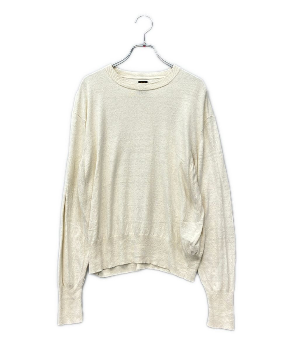 バトナー 長袖 リバイバルソフトシルククルーネック ニット レディース SIZE 1 (S) BATONER