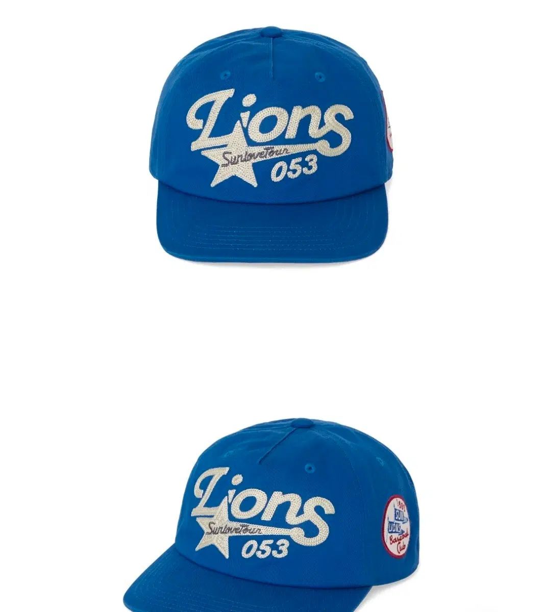 直接取引時 SAMSUNG X サンLOVE トラッカー キャップ ブルー
