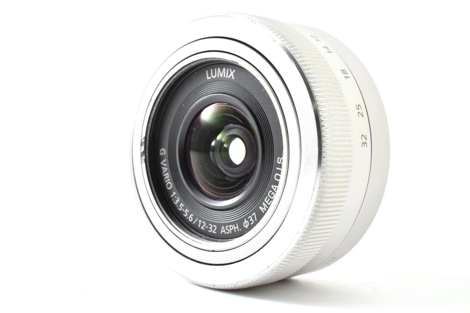 ★実用品★ パナソニック Panasonic LUMIX G VARIO 12-32mm F3.5-5.6 ASPH. MEGA O.I.S. シルバー RYM6723 #330
