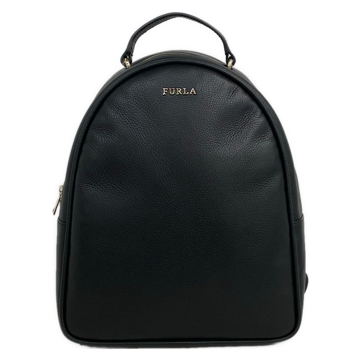 FURLA(フルラ) リュックサック美品 - 黒 レザー