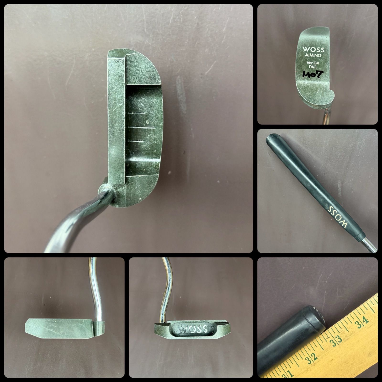 ▫️250826-007▫️【送料込み】【名器・ジャンボ尾崎監修】WOSS AIMING Ver.04 パター⑦ 7,252円