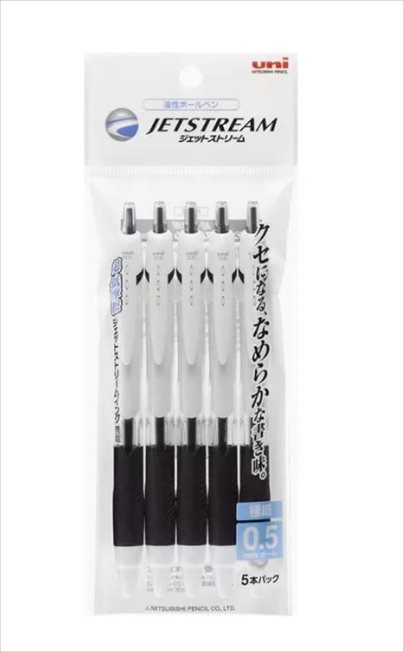 新品 三菱鉛筆 JETSTREAM 油性ボールペン 0.5mm 5本入 x 10パック 黒 SXN150055P.24 8,042円