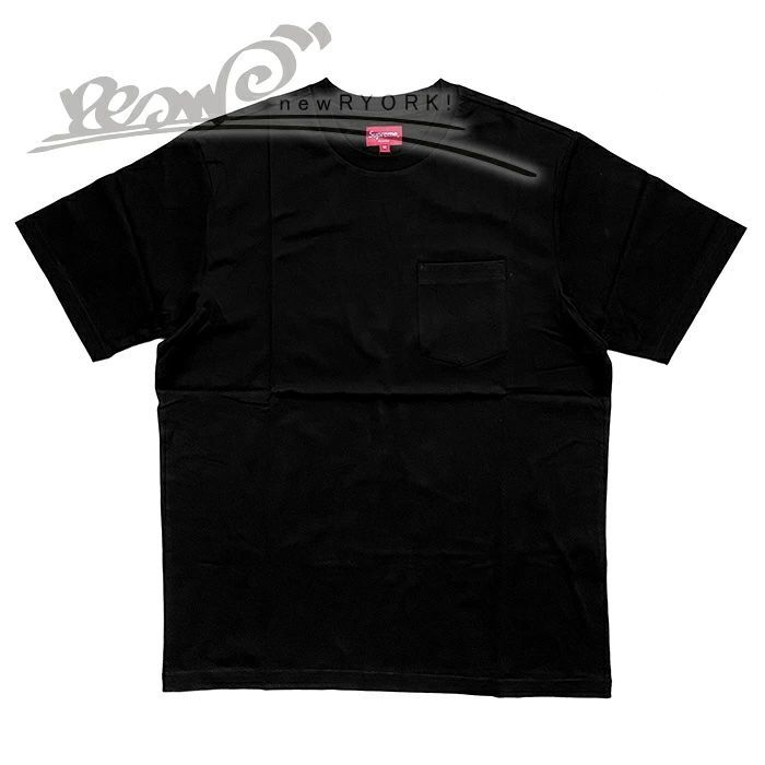 送料無料 メンズ Tシャツ ブラック Supreme シュプリーム Laser Cut S Logo Pocket Tee SS21KN34 M シュプリームレーザーカットSロゴポケットTシャツ kt52