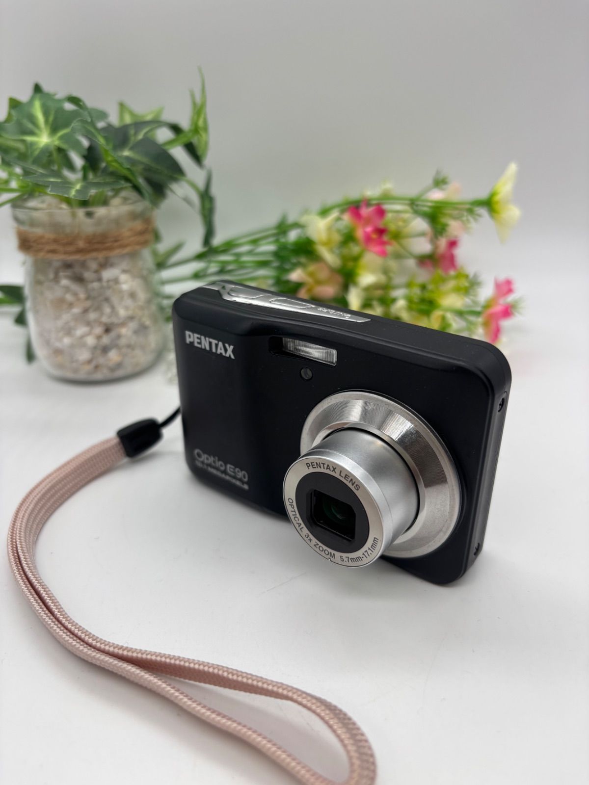 【動作確認済】PENTAX Optio E90 ブラック 単3電池駆動 オールドコンデジ 7,600円