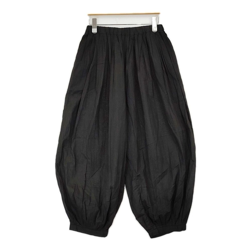 R&D.M.Co- アラジンパンツ ALADDIN GUM PANTS 日本製 コットン イージー パンツ ブラック レディース オールドマンズテーラー【中古】6-0811M♪