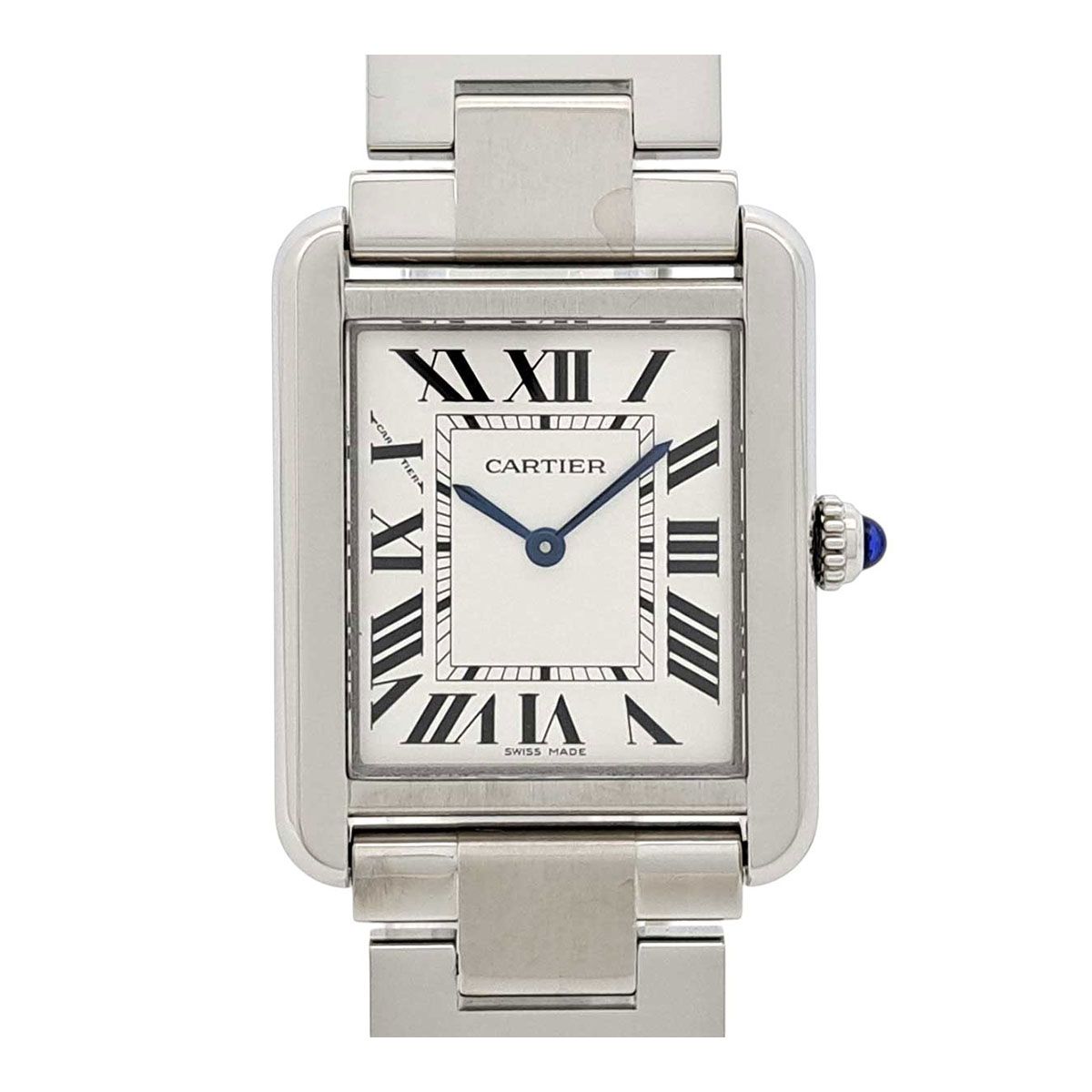 カルティエ タンク ソロ ウォッチ SM W5200013 クオーツ ステンレススティール レディース CARTIER【中古】 【時計】 227,040円
