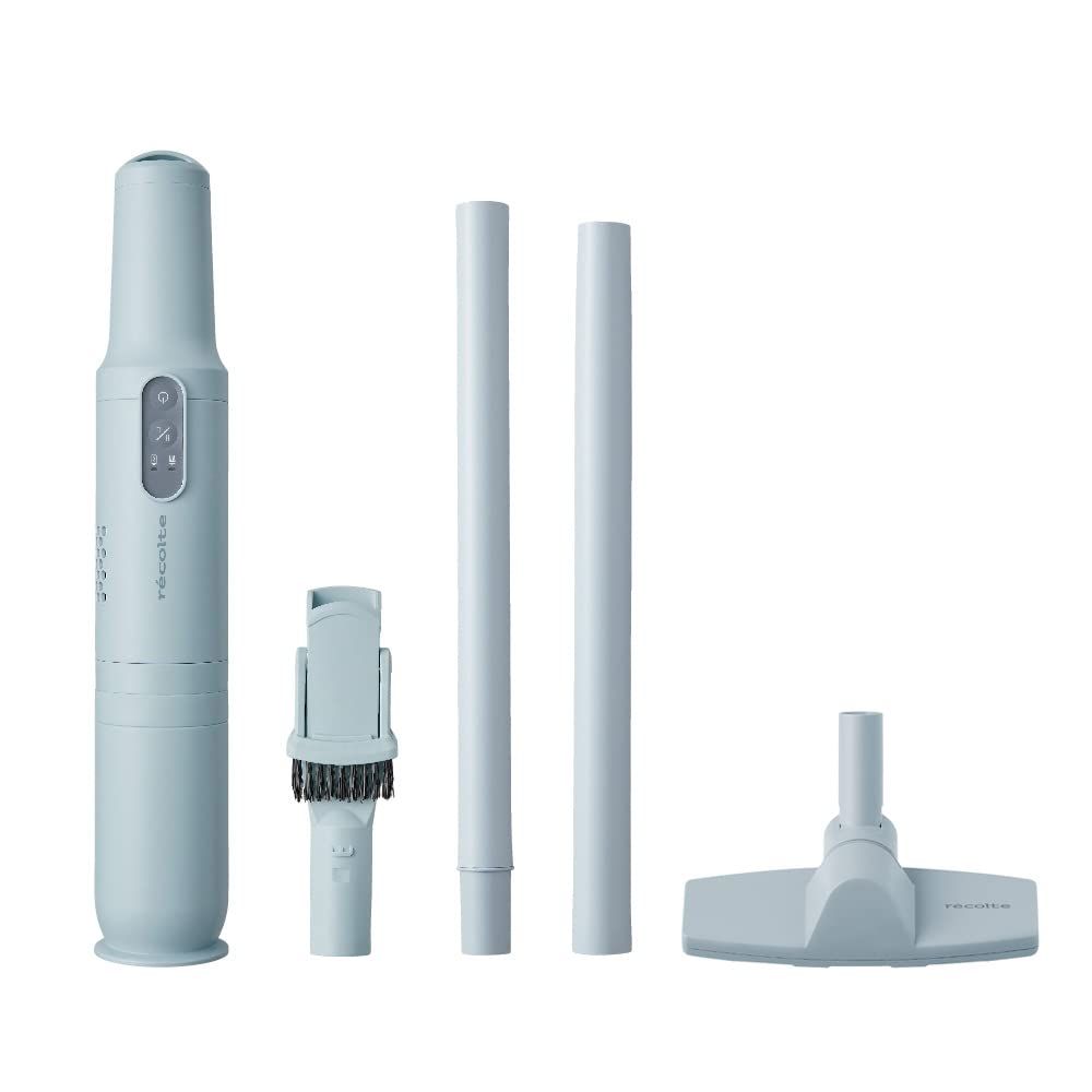レコルト コードレススティッククリーナー ハンディクリーナー 2way フルセット 充電式 車 小型 RSC-1FS recolte Cordless Stick Cleaner Full Set (ペールブルー) [ペールブルー]