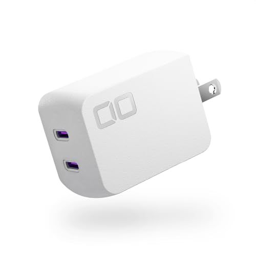 CIO NovaPort DUO? 65W PD急速充電器 USB-C×2 2台同時充電 世界最小級（ホワイト）