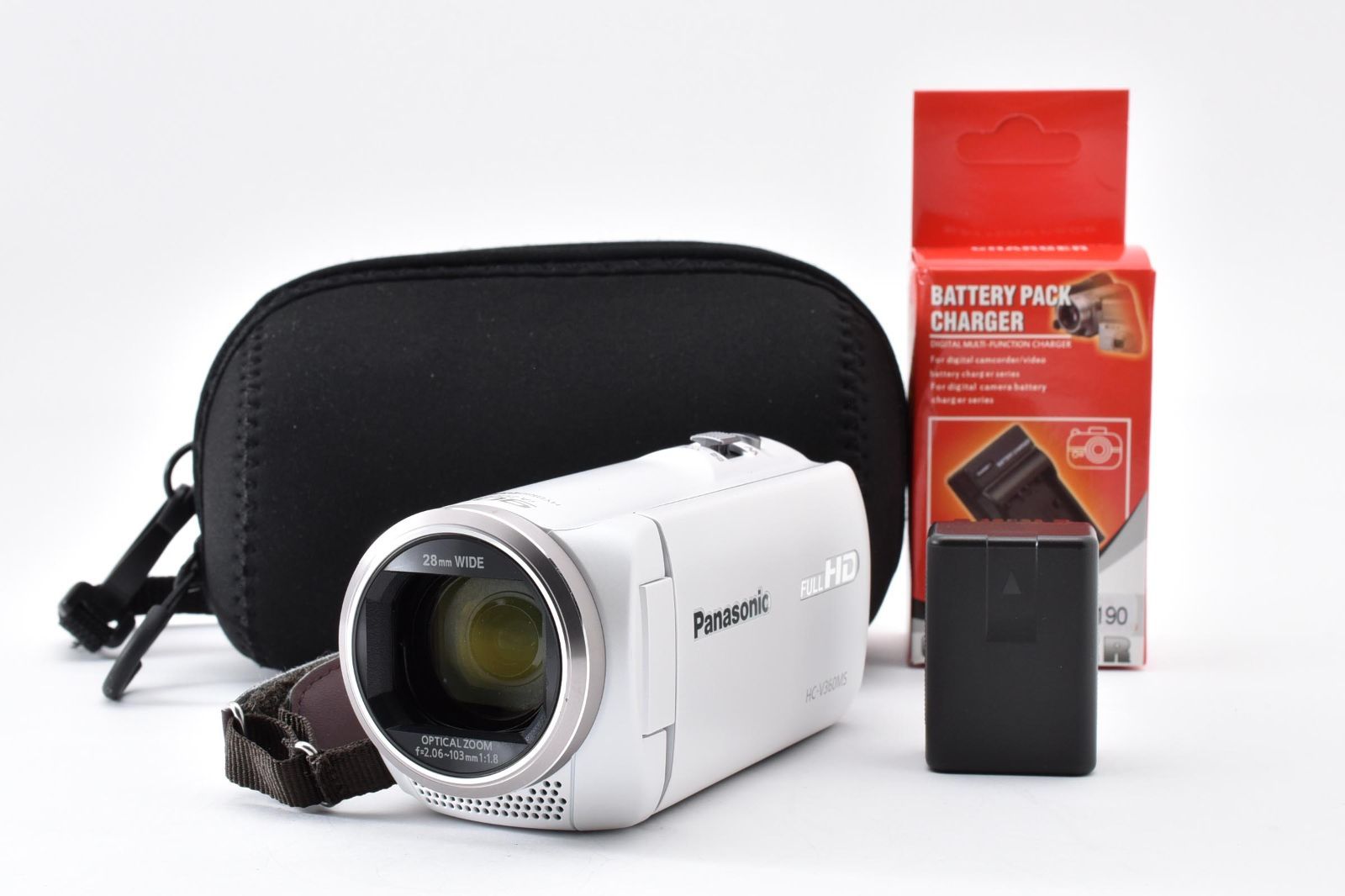 Panasonic パナソニック HC-V360MS ホワイト /3372 動作OK 返金保証 12,638円