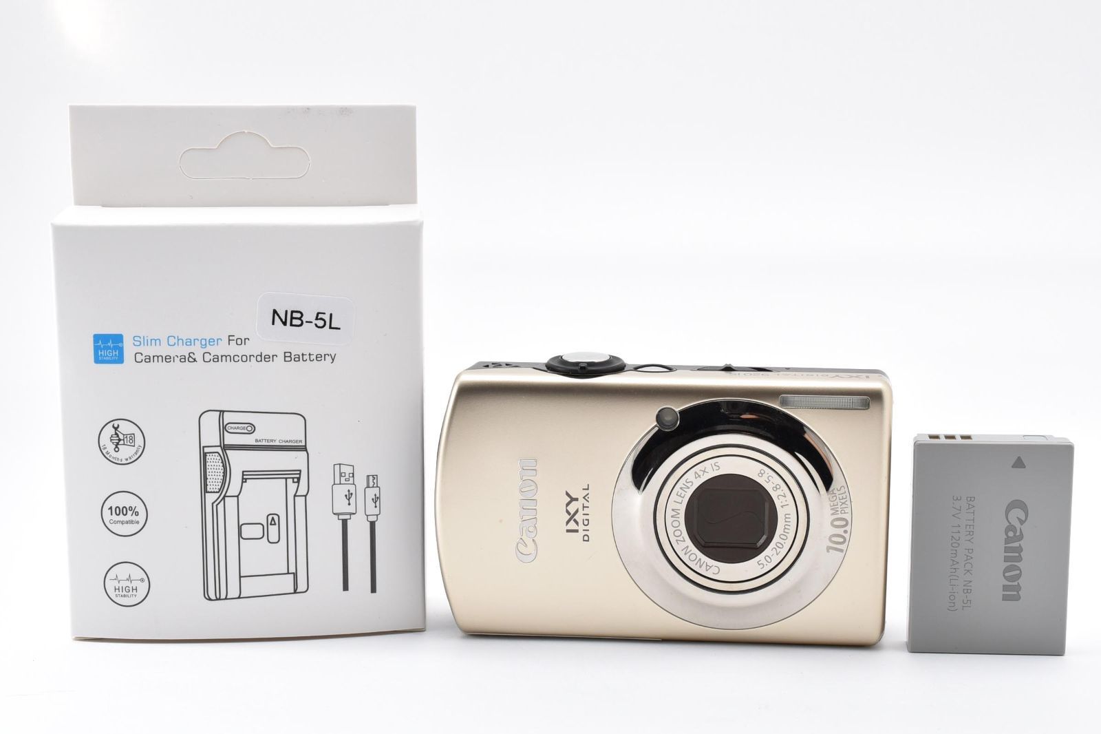 Canon IXY DIGITAL 920IS GOLD /3377 WORK OK MONEY BACK GUARANTEE