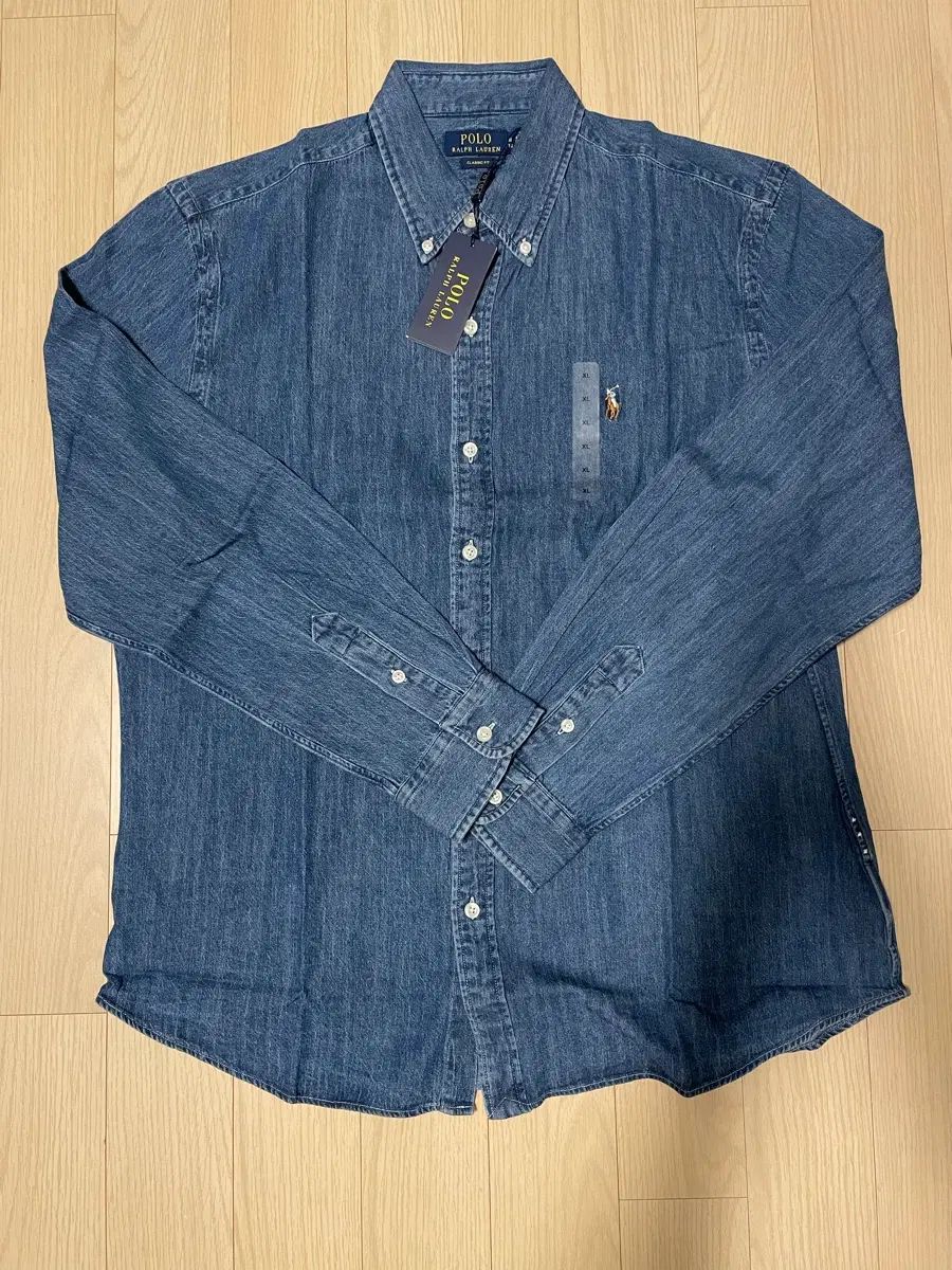 新品 ポロラルフローレン Ralph Lauren デニムシャツ XL