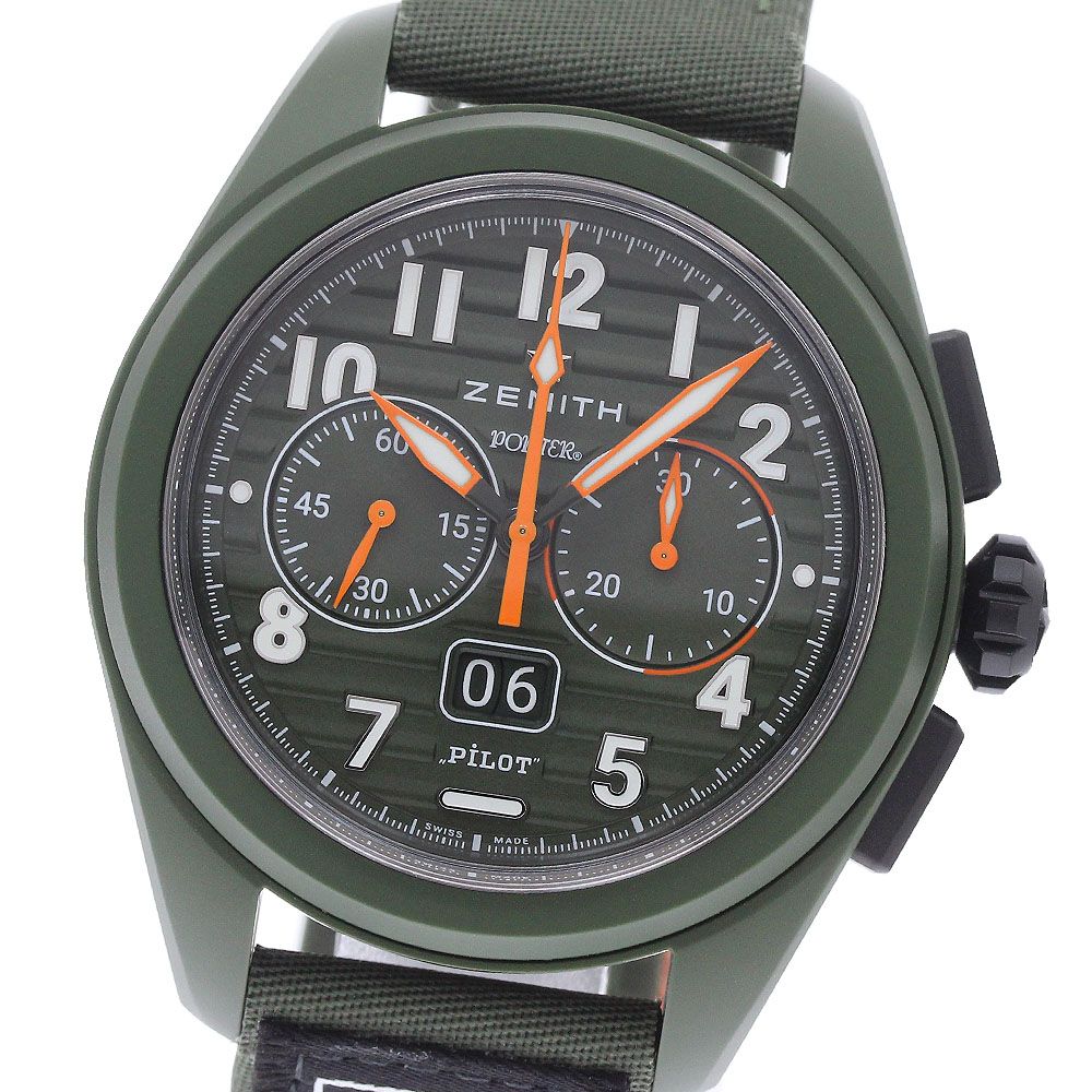 ゼニス ZENITH 49.4001.3652/63.I001 パイロット ビッグデイト フライバック ポーター 限定 自動巻き メンズ 未使用品 箱・保証書付_977558 589,160円