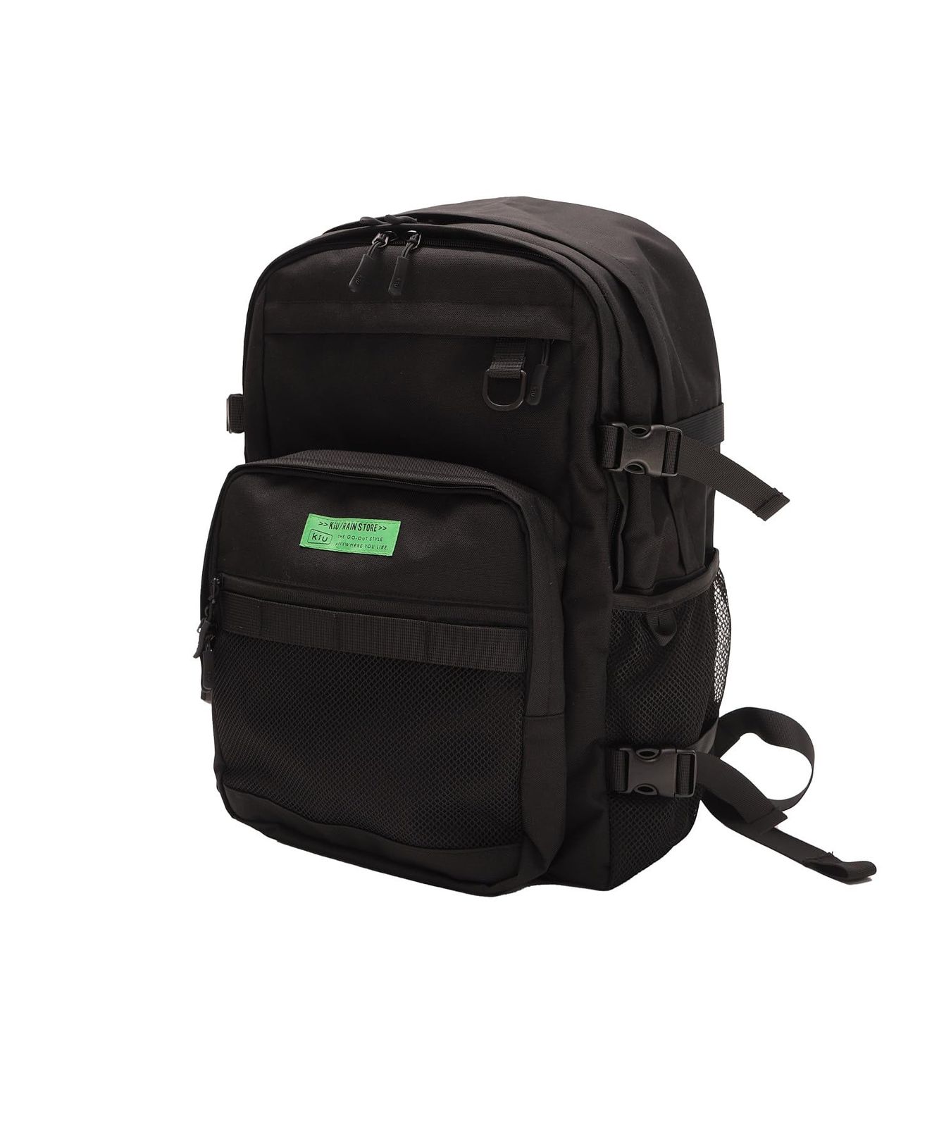 KiU キウ エブリディバックパック EVERYDAY BACKPACK 防水 撥水 リュック 大容量 PCポケット サイドポケット 通勤 通学 旅行 トラベル おしゃれ ユニセックス メンズ レディース 男女兼用 ブラック K5 [ブラック] [ベーシック]