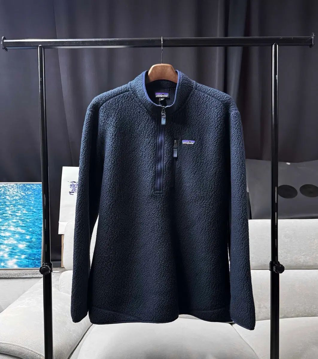 メンズ patagonia フリース ハーフジップアップ