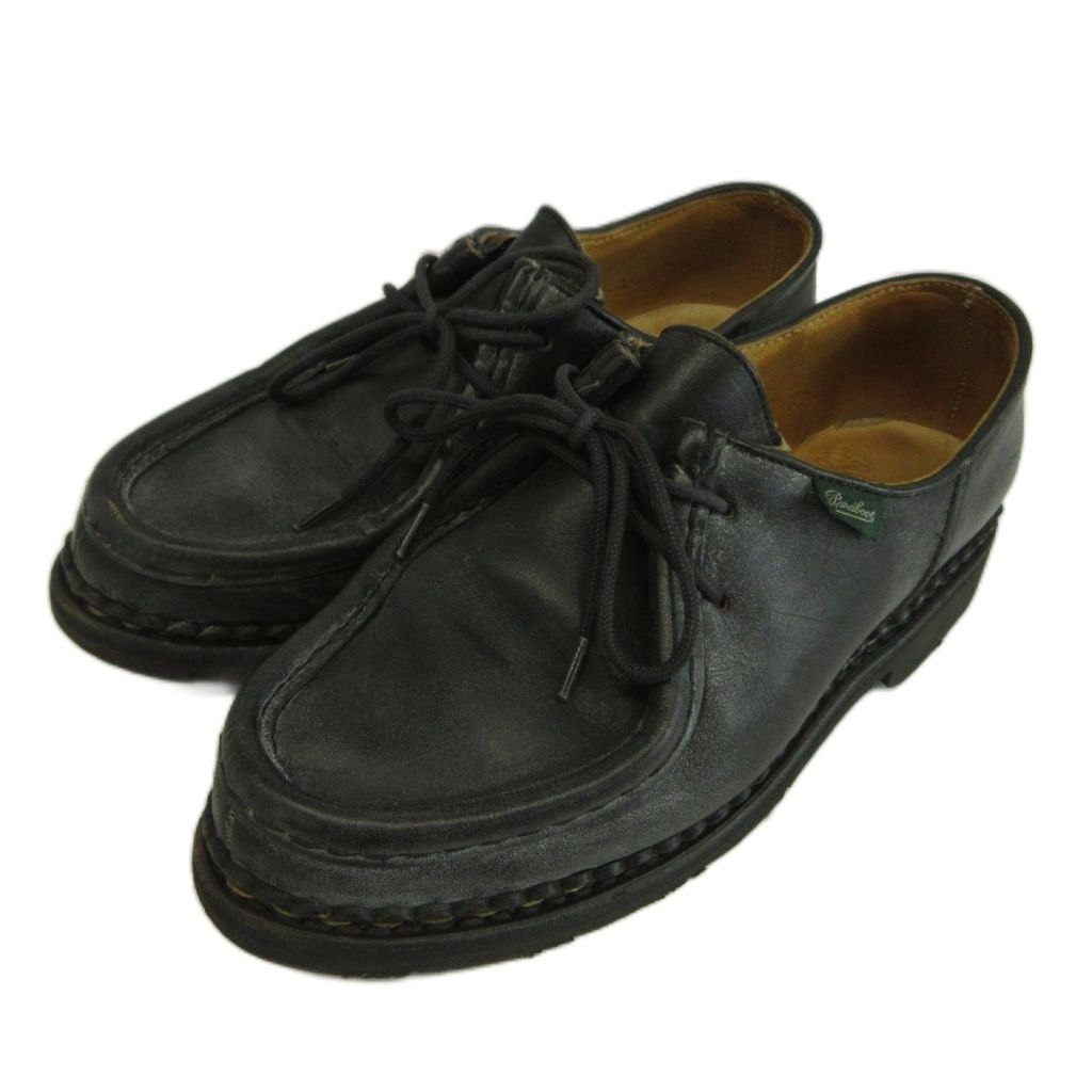 パラブーツ Paraboot ミカエル MICHAEL チロリアンシューズ 革靴 レザー レースアップ 3.5 23cm 黒 ブラック /XZ ■GY18 14,175円