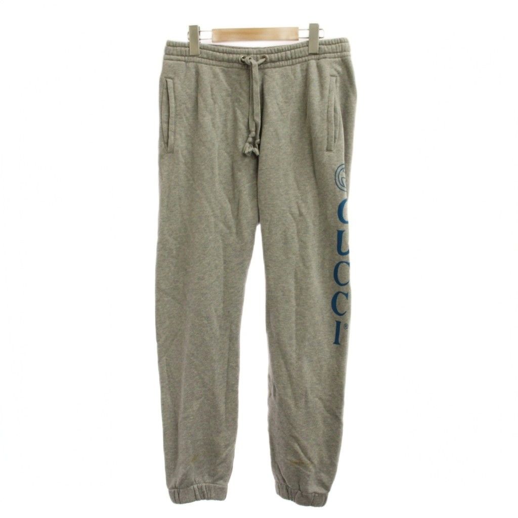 グッチ GUCCI スウェットパンツ S グレー ロゴプリント /JP ■GY18 14,839円
