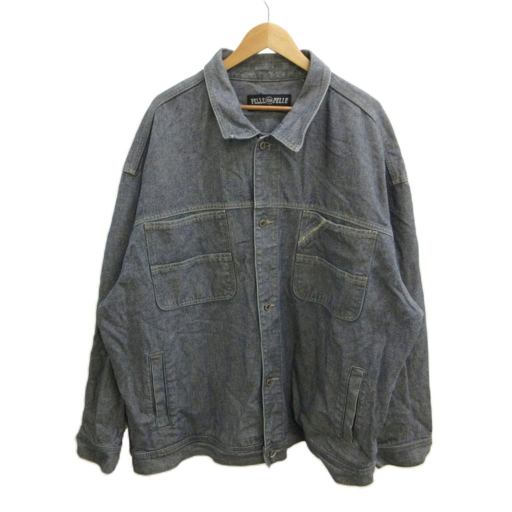 ペレペレ PELLE PELLE デニムジャケット XXXL インディゴブルー 長袖 ポケット複数 /NP ■GY74 7,848円