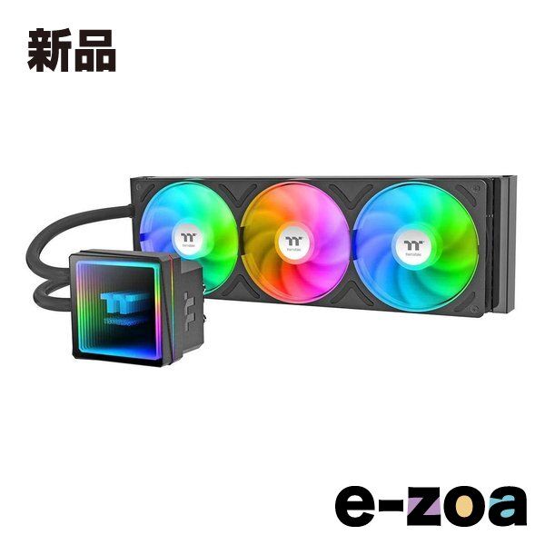 thermaltake サーマルテイク TH360 V3 ARGB Sync Black All-In-One Liquid Cooler CL-W466-PL12SW-A (2673446)