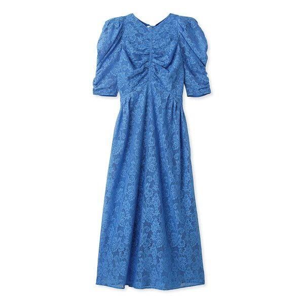 新品 [スナイデル] Sustainaバックデザインレースワンピ